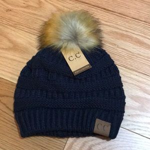 Hat with Pom